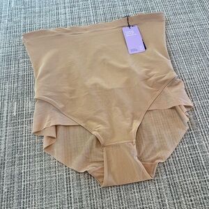 Honeylove SuperPower Brief Shapewear Womens 3X Beige High Waist Tummy Control
